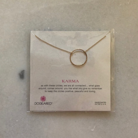 Dogeared Jewelry - Dogeared Karma gold necklace Dogeared Jewelry - Dogeared Karma gold necklace